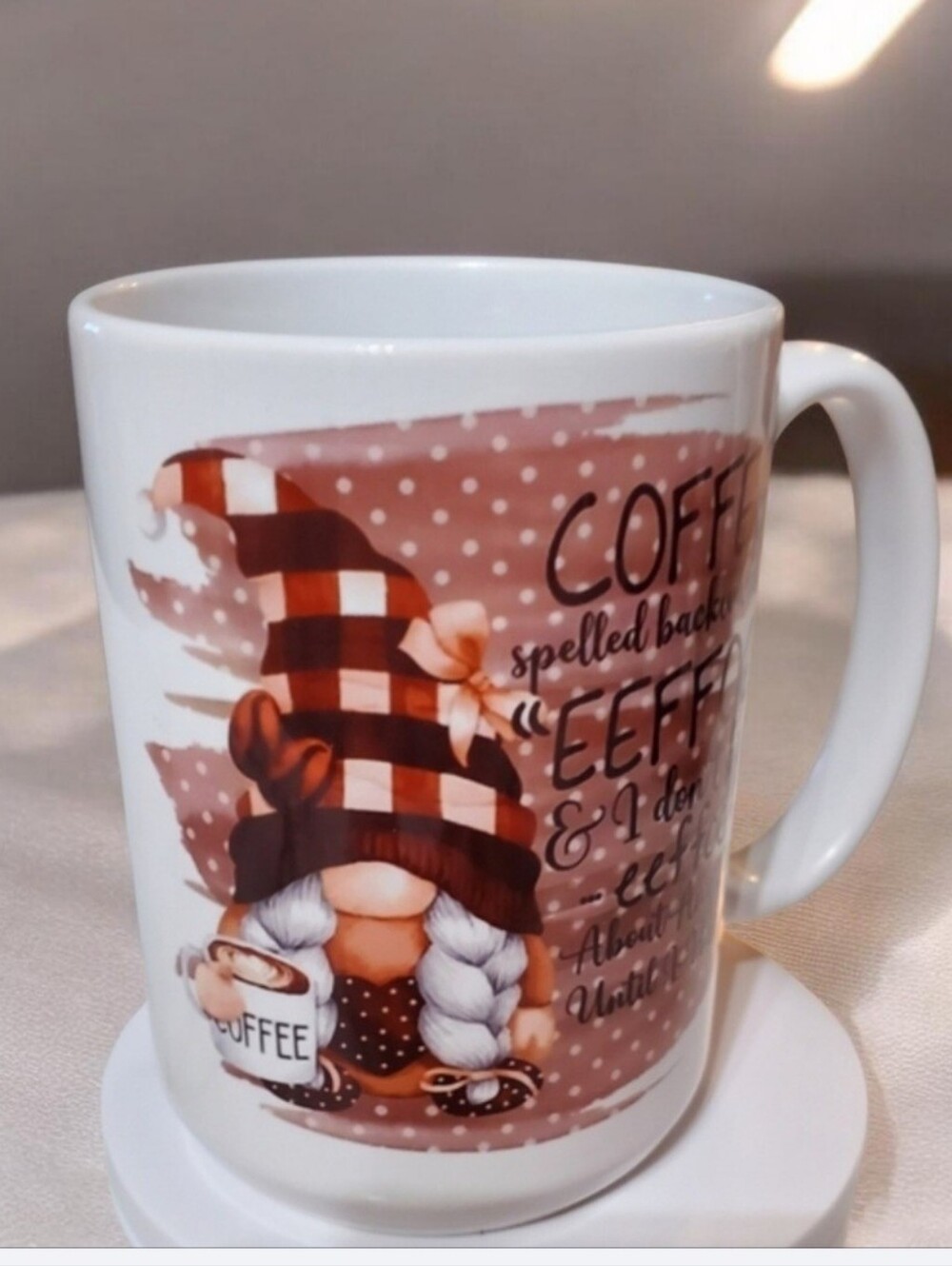 Coffee Spelled Backwards Is EEFFOC 15oz  Coffee Mug